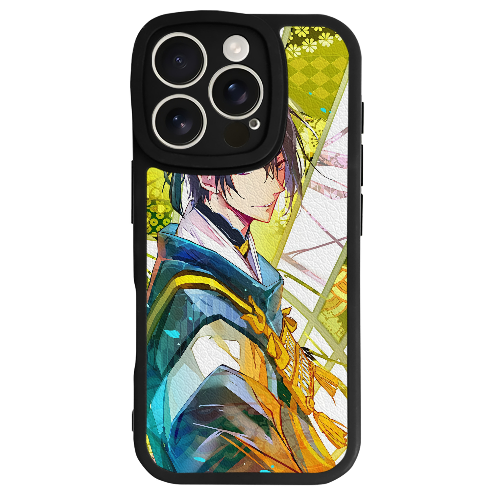 （画像用） 刀剣乱舞 Touken Ranbu 【iPhone 16シリーズ対応】シリコンスマホケース（レザー調） 材質：シリコン